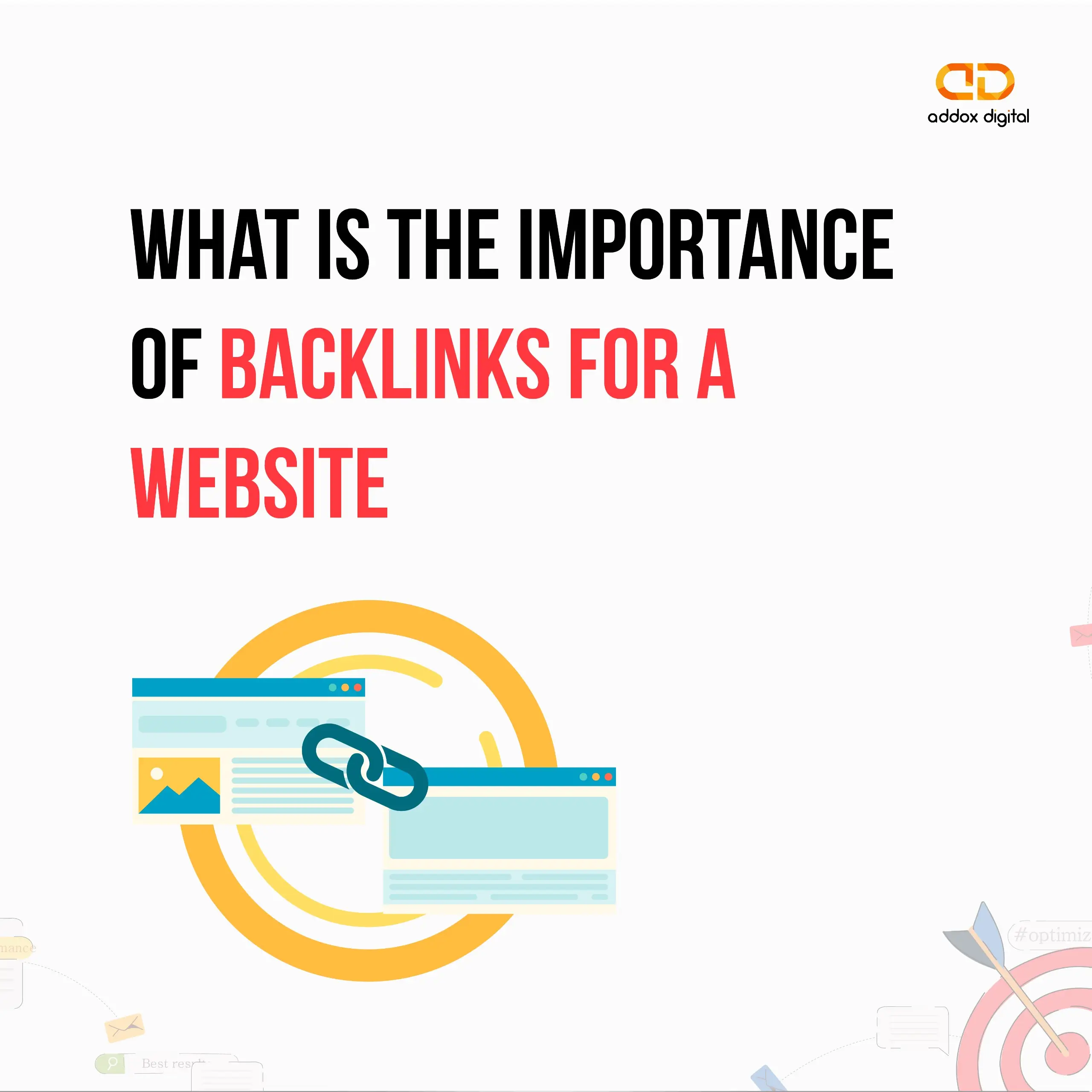 Diagram showing how backlinks from high-authority websites enhance SEO rankings and boost website credibility.