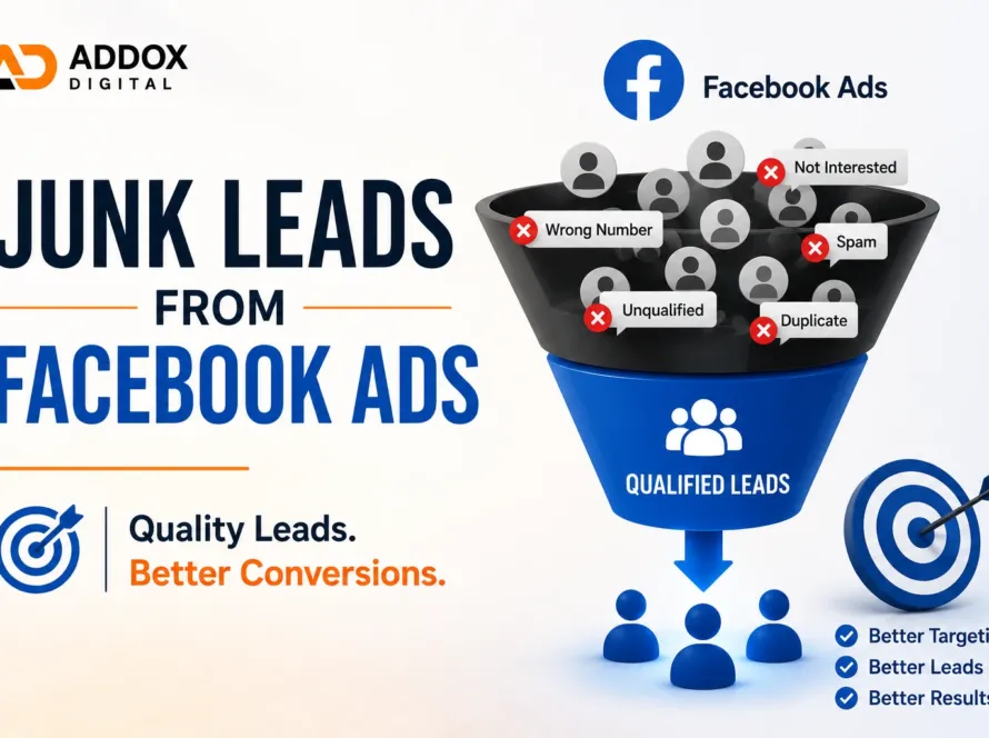 Junk leads from Facebook ads illustration