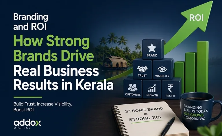 Branding and ROI business growth illustration in Kerala